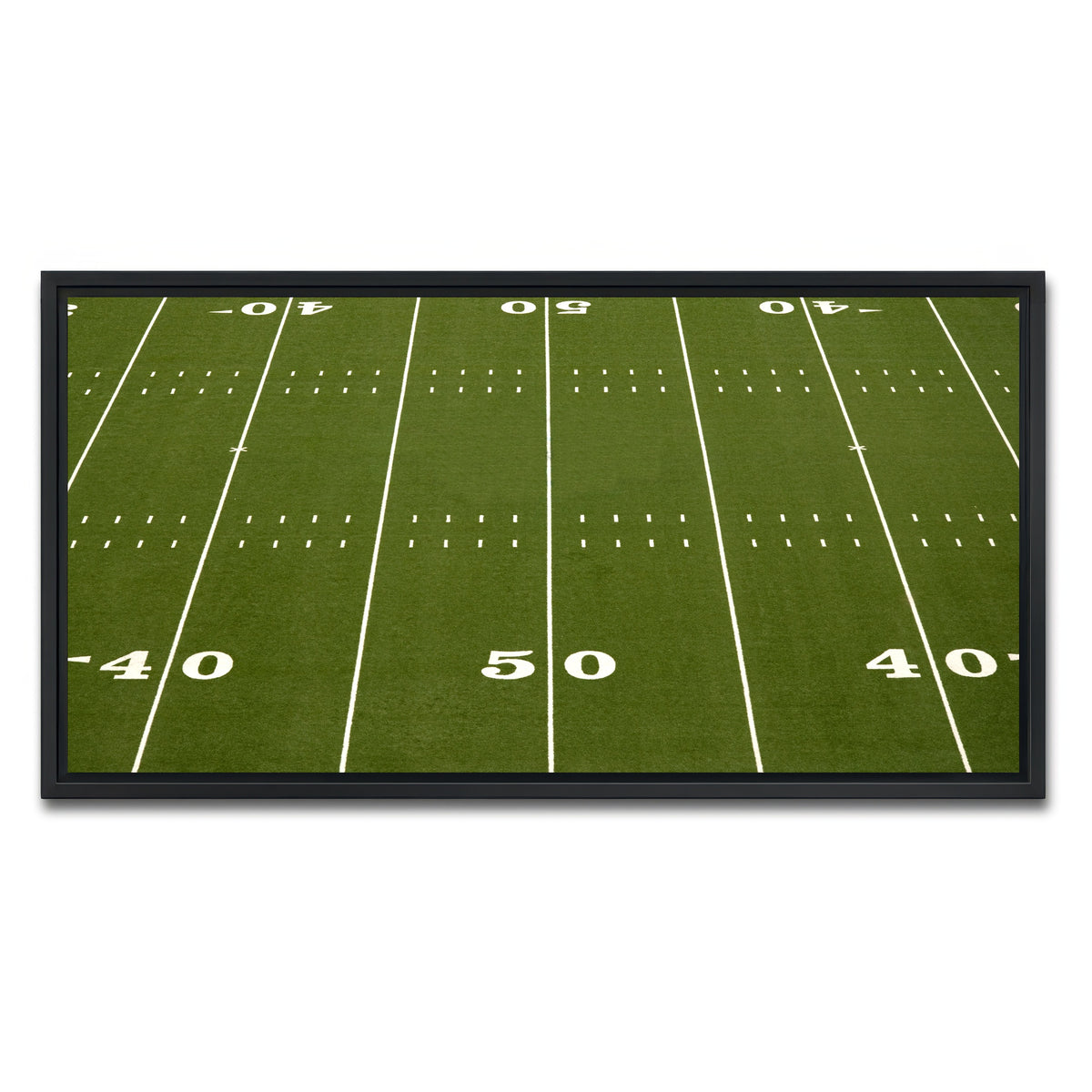 AUTO-MOCKUP WHITE | Football Field | 1 Piece | Black Framed Canvas | group=2x1