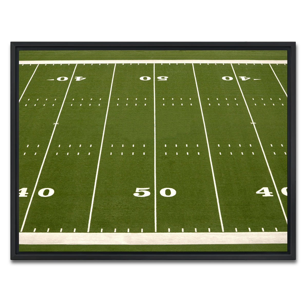 AUTO-MOCKUP WHITE | Football Field | 1 Piece | Black Framed Canvas | group=4x3