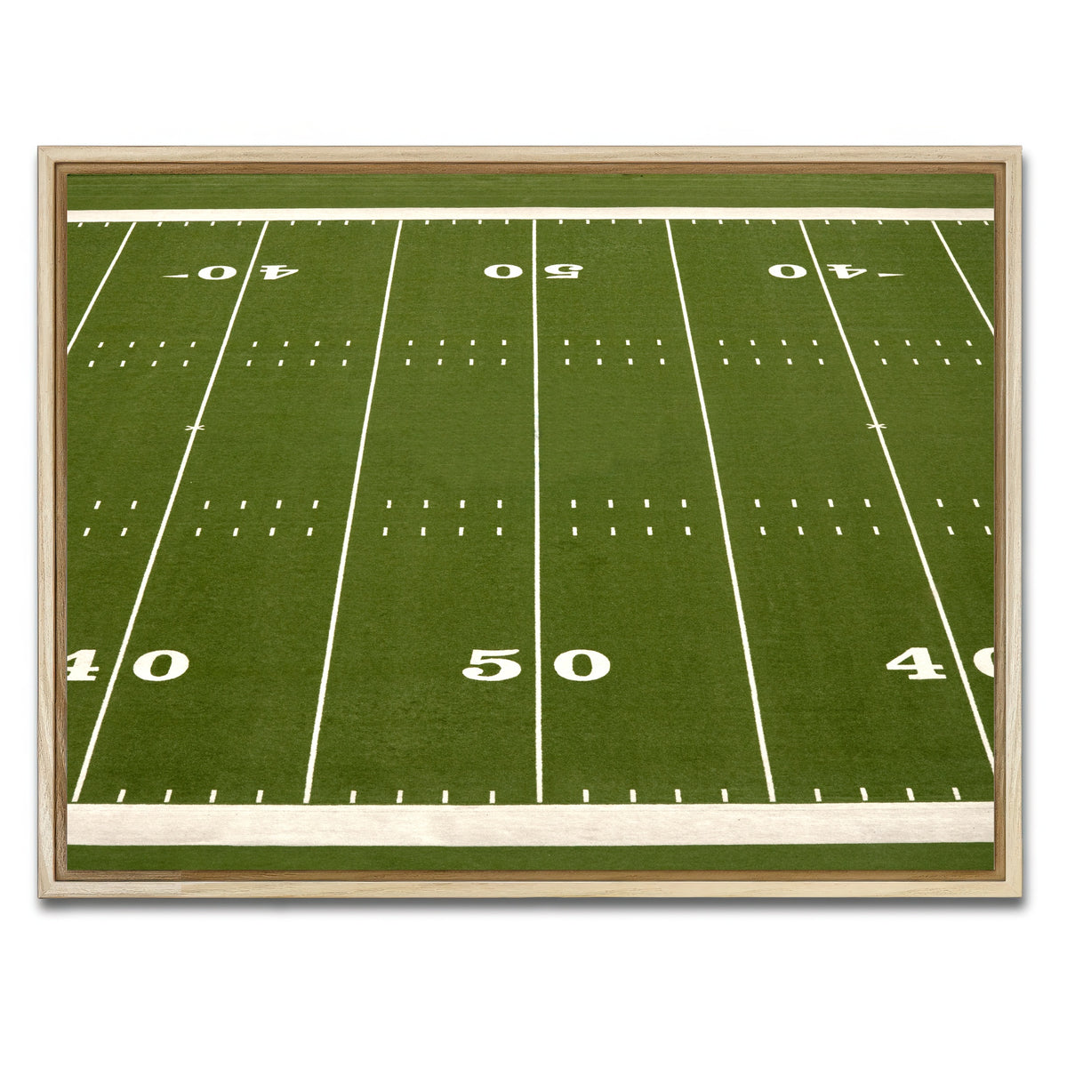 AUTO-MOCKUP WHITE | Football Field | 1 Piece | Natural Framed Canvas | group=4x3