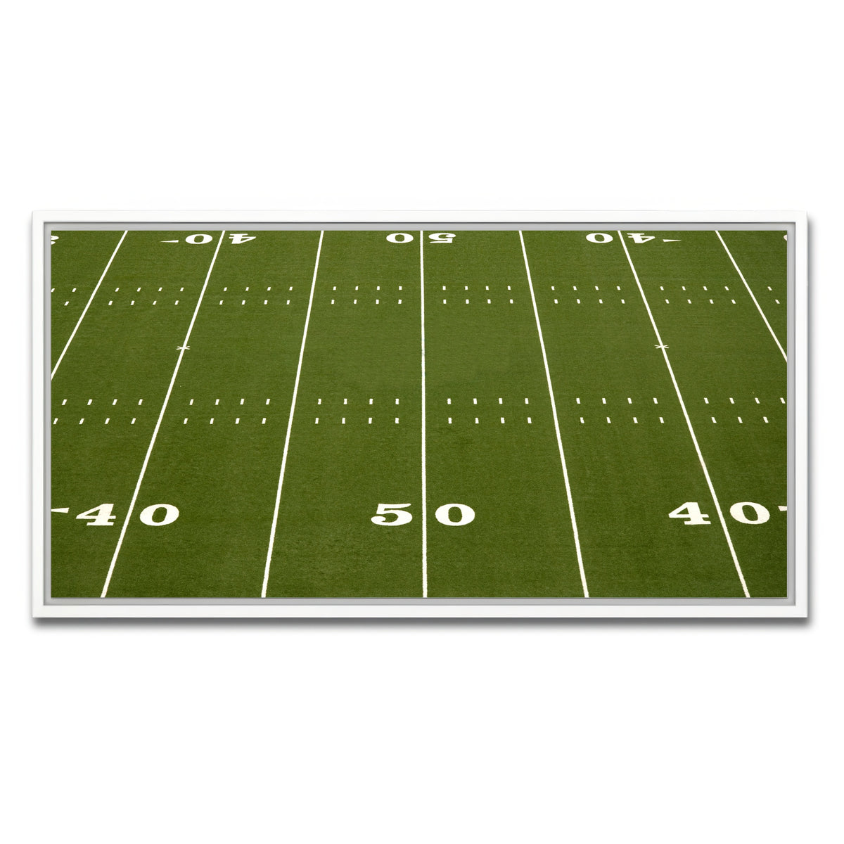 AUTO-MOCKUP WHITE | Football Field | 1 Piece | White Framed Canvas | group=2x1