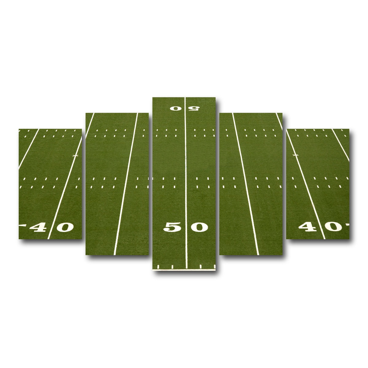 AUTO-MOCKUP WHITE | Football Field | 5 Piece | Gallery Wrap Canvas | group=5_normal