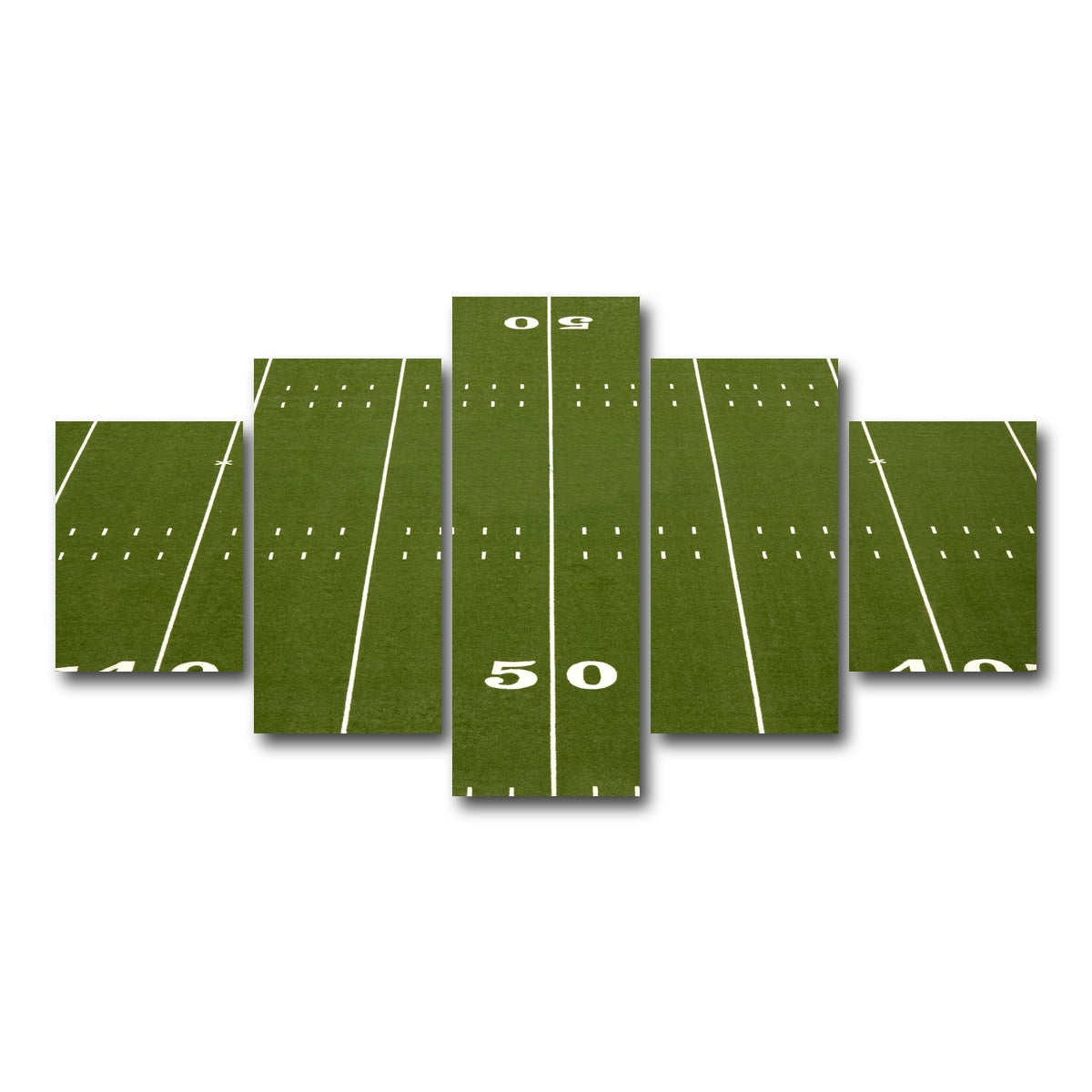 AUTO-MOCKUP WHITE | Football Field | 5 Piece | Gallery Wrap Canvas | group=5_short