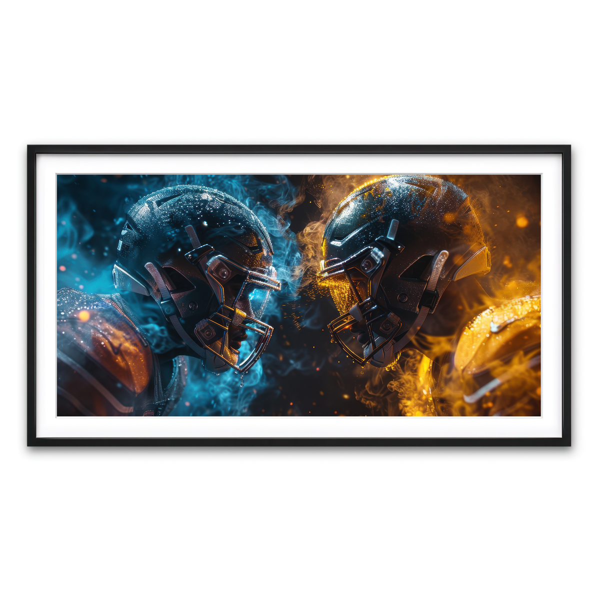 Framed Print 2x1 Black
