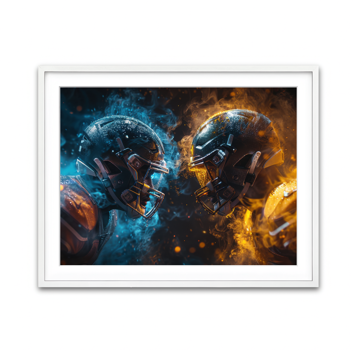 Framed Print 4x3 White