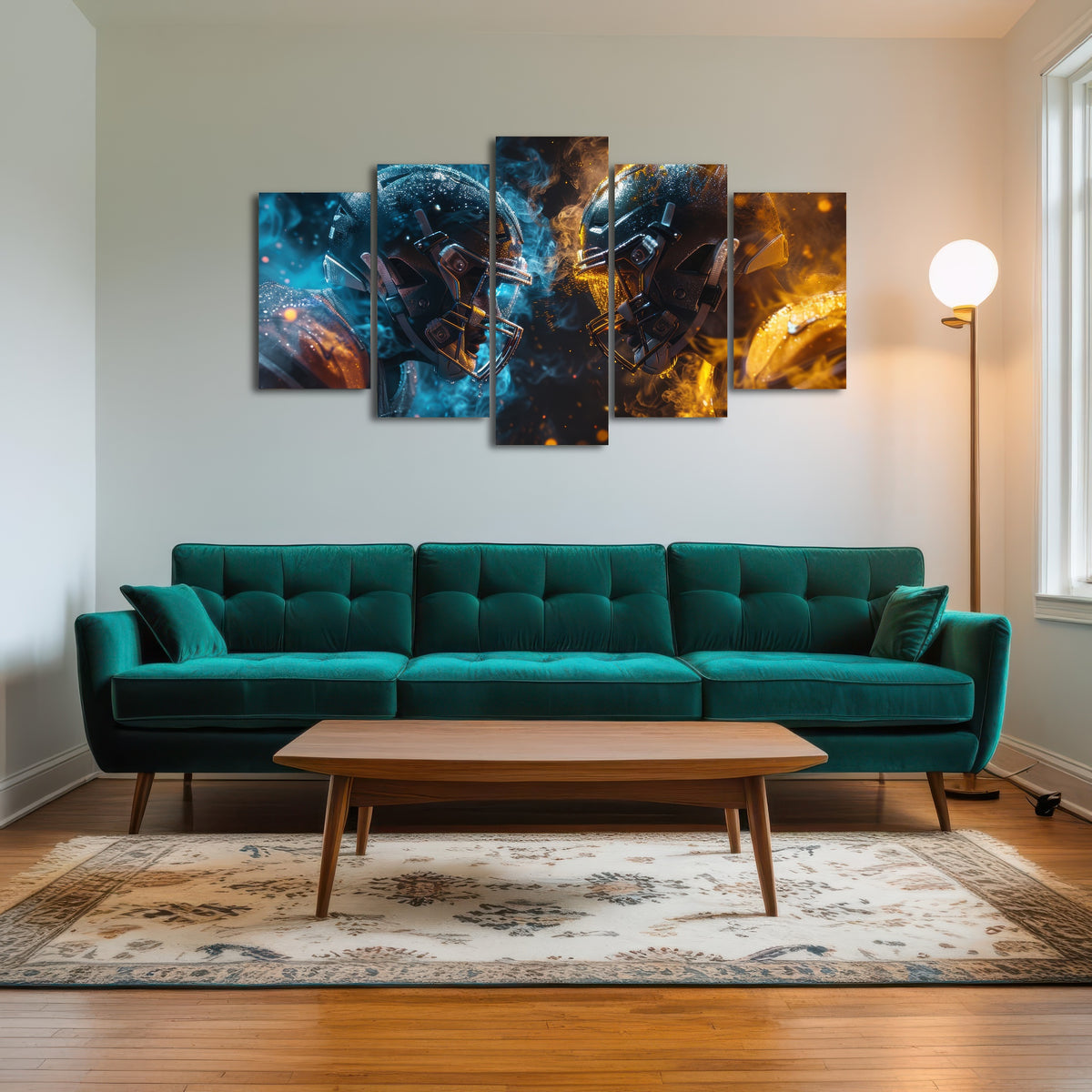 AUTO-MOCKUP ROOM | Football Players Head to Head