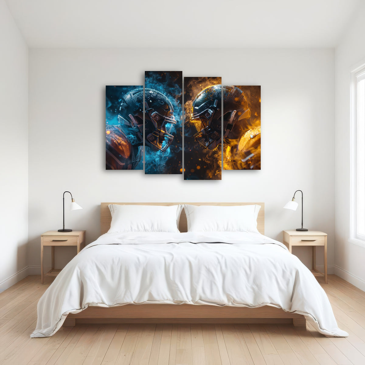 AUTO-MOCKUP ROOM | Football Players Head to Head