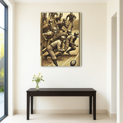 AUTO-MOCKUP ROOM | Football Scene 19th Century