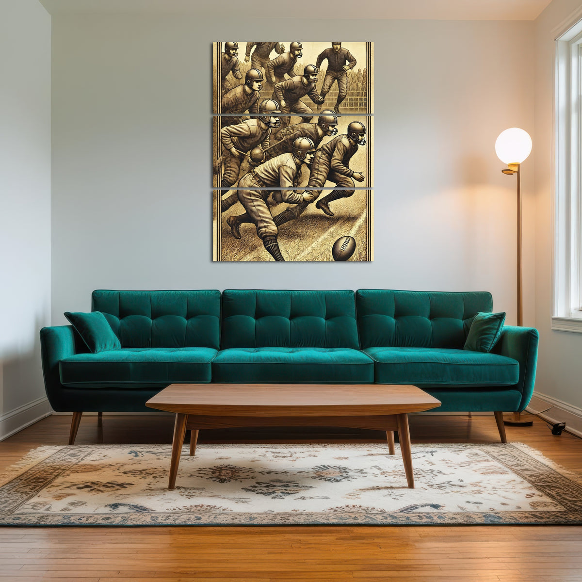 AUTO-MOCKUP ROOM | Football Scene 19th Century