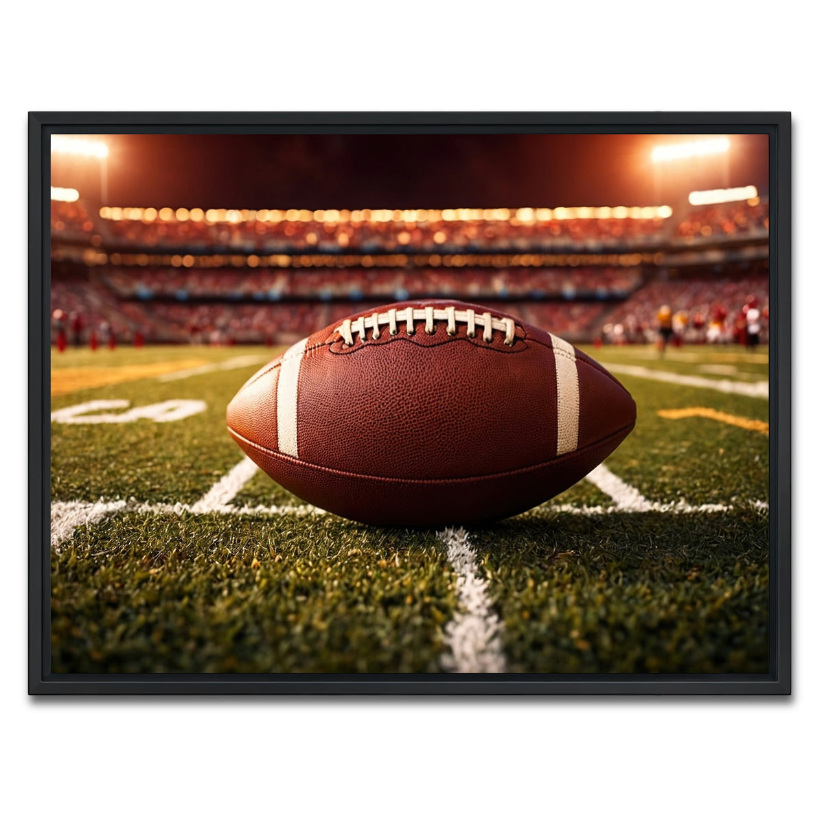 AUTO-MOCKUP WHITE | Football | 1 Piece | Black Framed Canvas | group=4x3