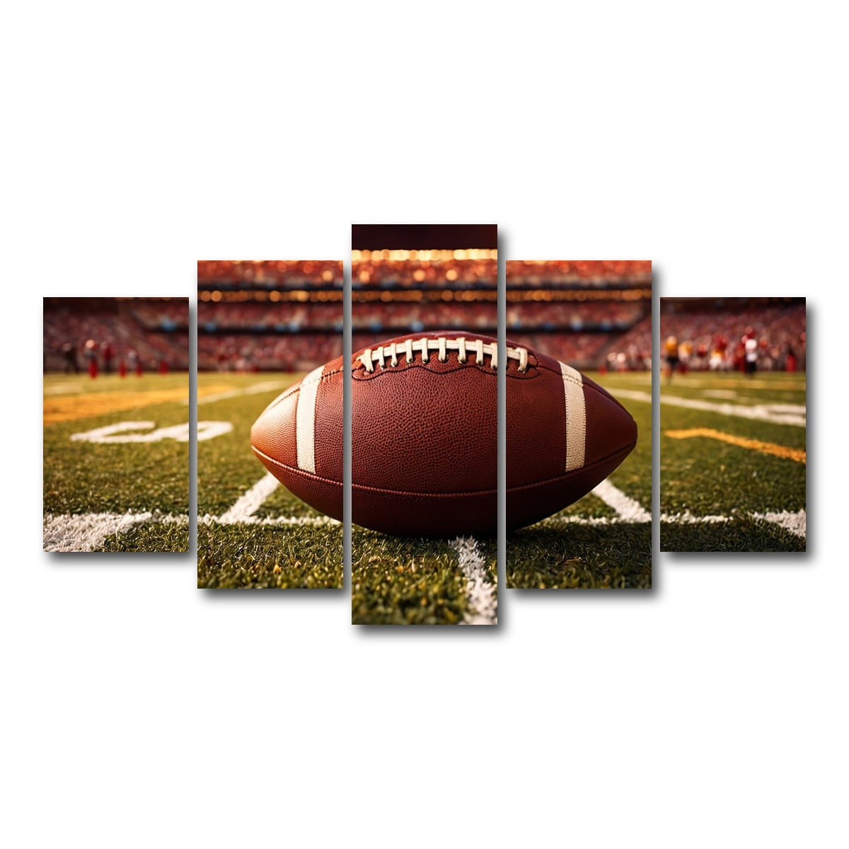 AUTO-MOCKUP WHITE | Football | 5 Piece | Gallery Wrap Canvas | group=5_normal