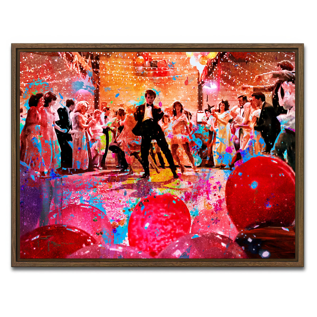 AUTO-MOCKUP WHITE | Footloose | 1 Piece | Walnut Framed Canvas | group=4x3