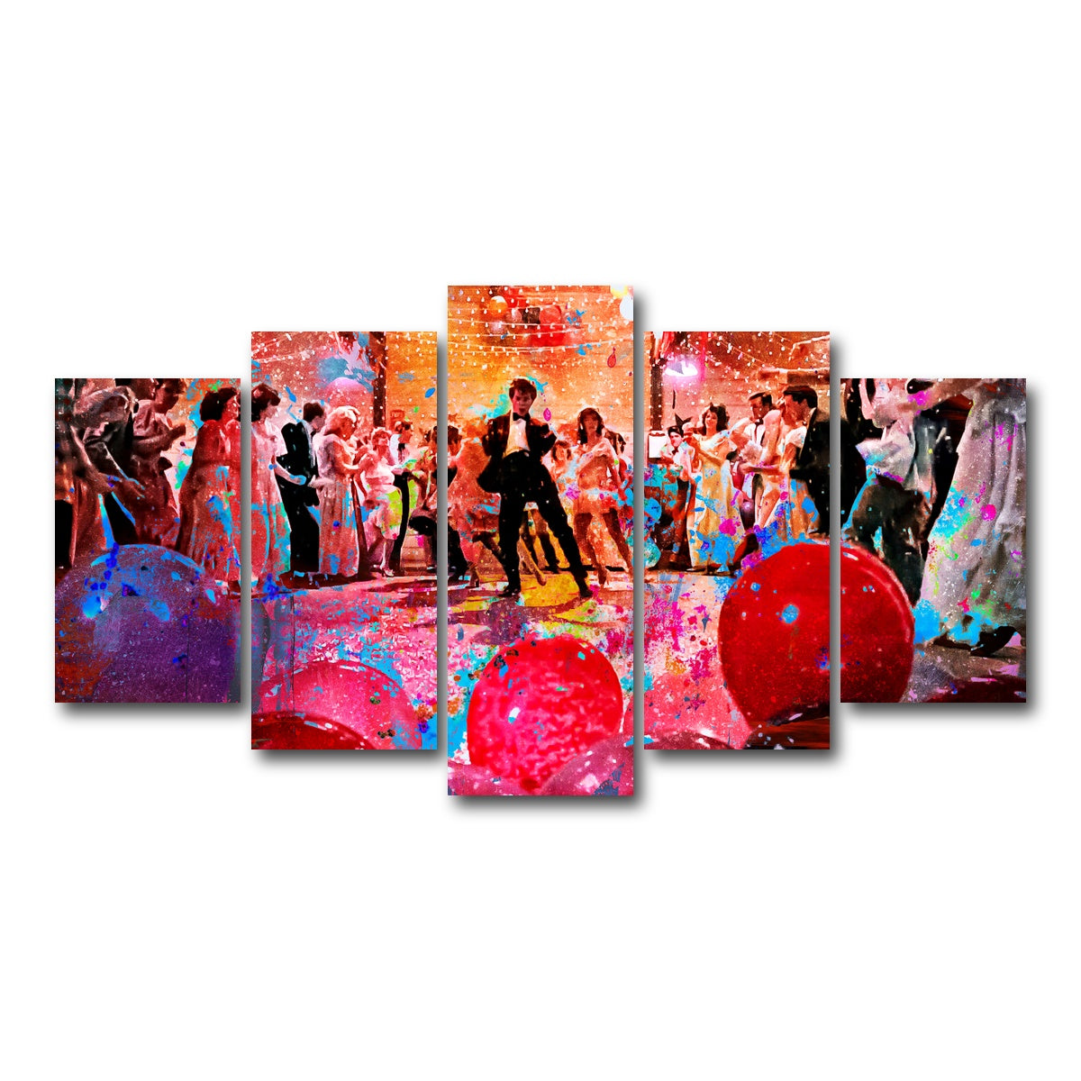 AUTO-MOCKUP WHITE | Footloose | 5 Piece | Gallery Wrap Canvas | group=5_normal