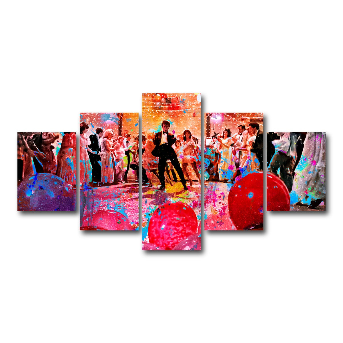 AUTO-MOCKUP WHITE | Footloose | 5 Piece | Gallery Wrap Canvas | group=5_short
