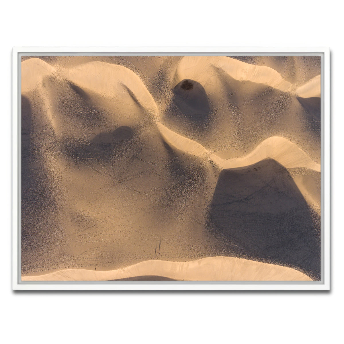 AUTO-MOCKUP WHITE | Footprints | 1 Piece | White Framed Canvas | group=4x3