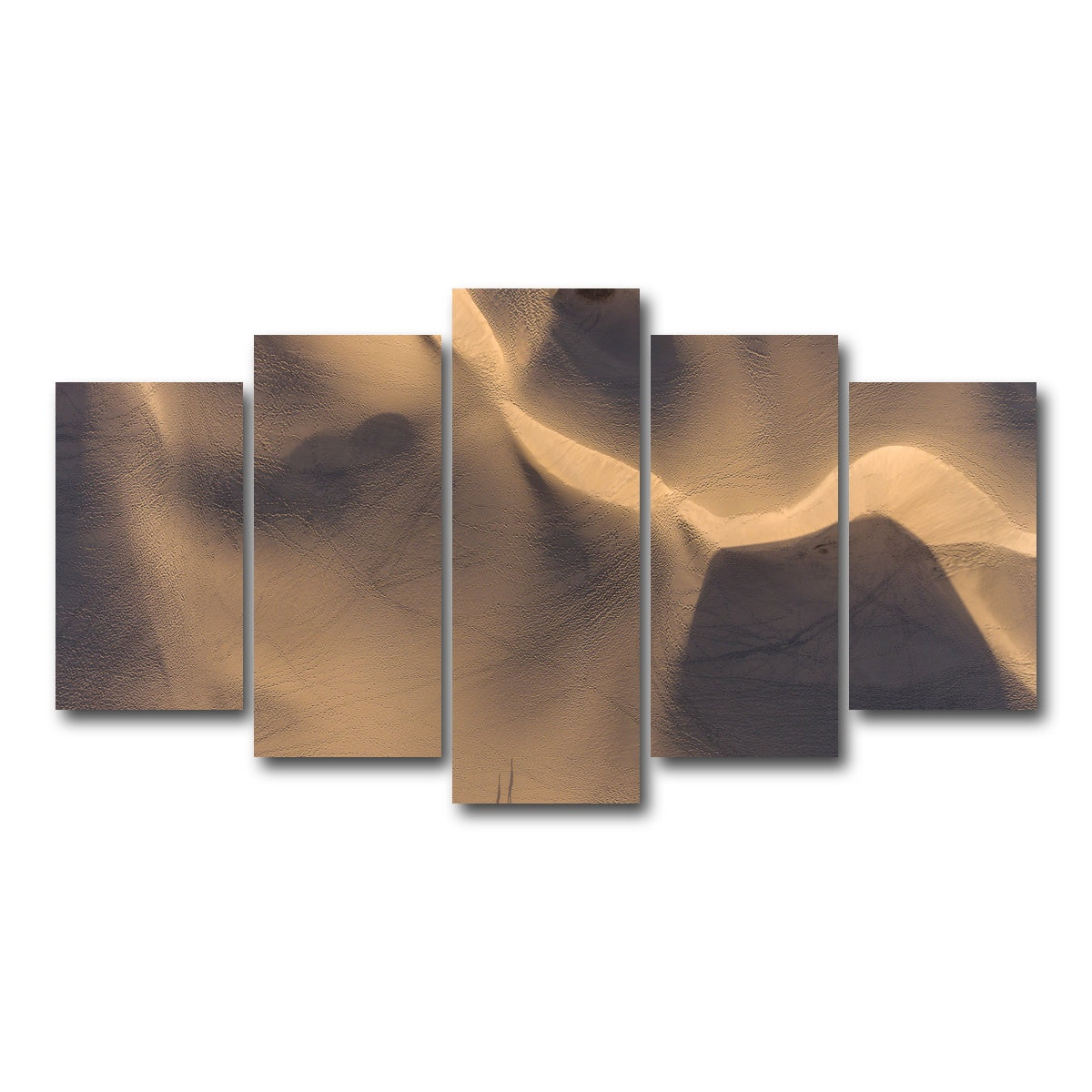 AUTO-MOCKUP WHITE | Footprints | 5 Piece | Gallery Wrap Canvas | group=5_normal