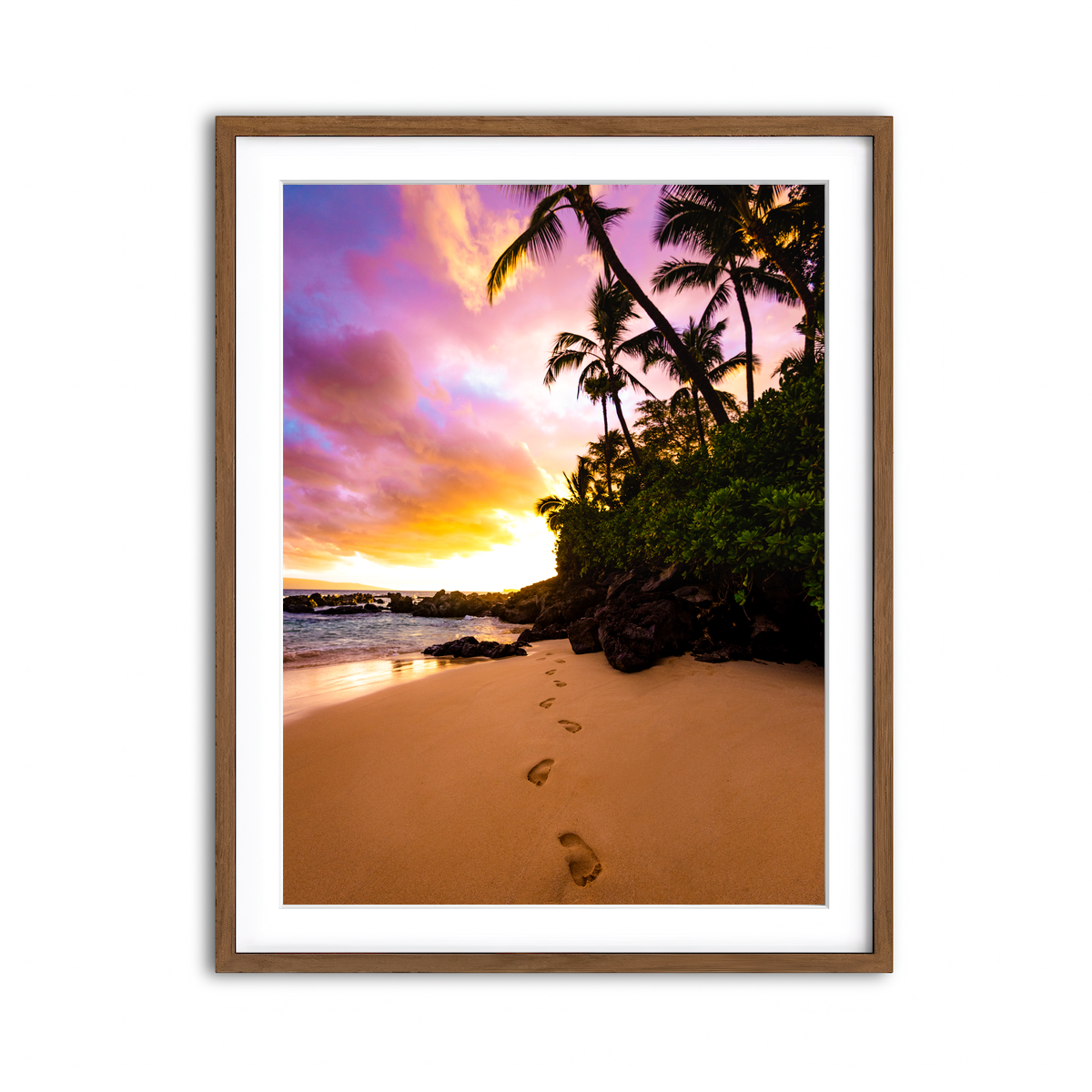 Framed Print 3x4 Walnut