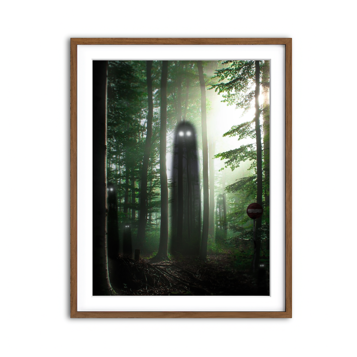 Framed Print 3x4 Walnut