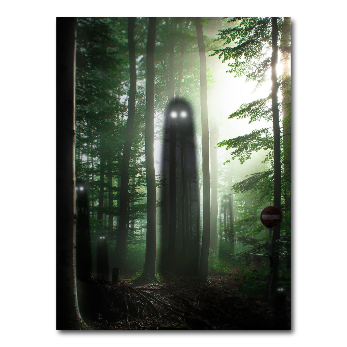 AUTO-MOCKUP WHITE | Forbidden forest | 1 Piece | Gallery Wrap Canvas | group=3x4
