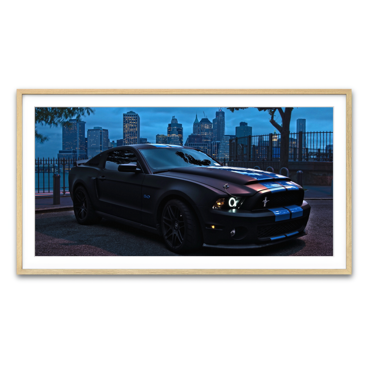 Framed Print 2x1 Natural