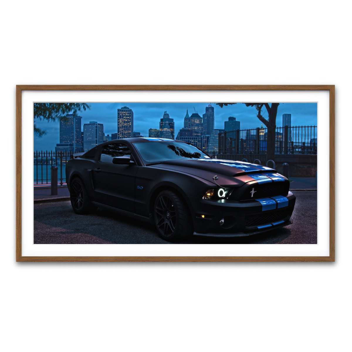 Framed Print 2x1 Walnut