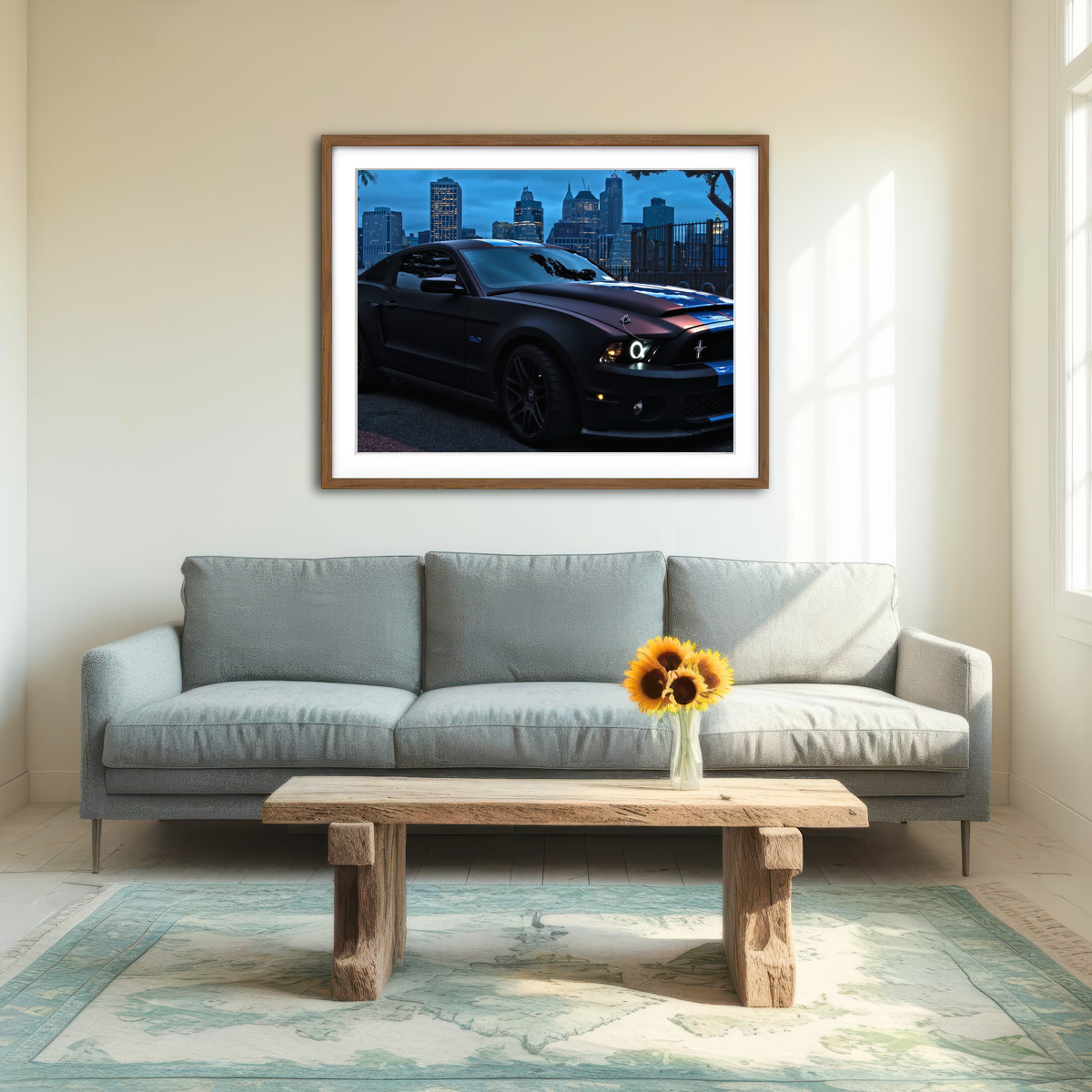 AUTO-MOCKUP ROOM | Ford Mustang GT500 Wall Art