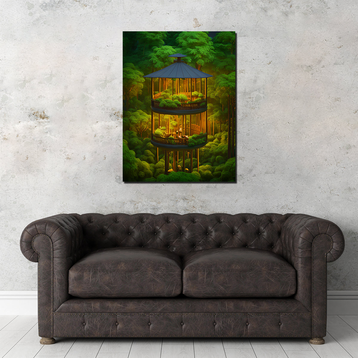 Forest Balcony Wall Art