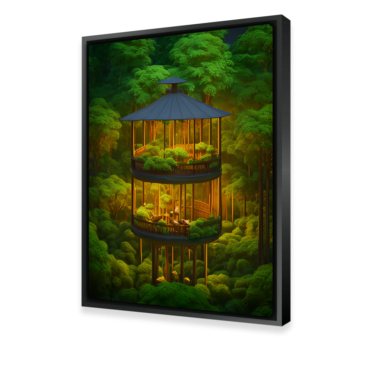 Forest Balcony Wall Art