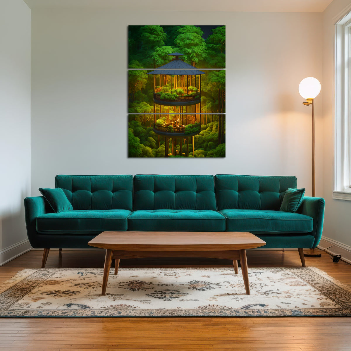 AUTO-MOCKUP ROOM | Forest Balcony