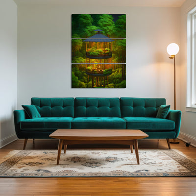 AUTO-MOCKUP ROOM | Forest Balcony