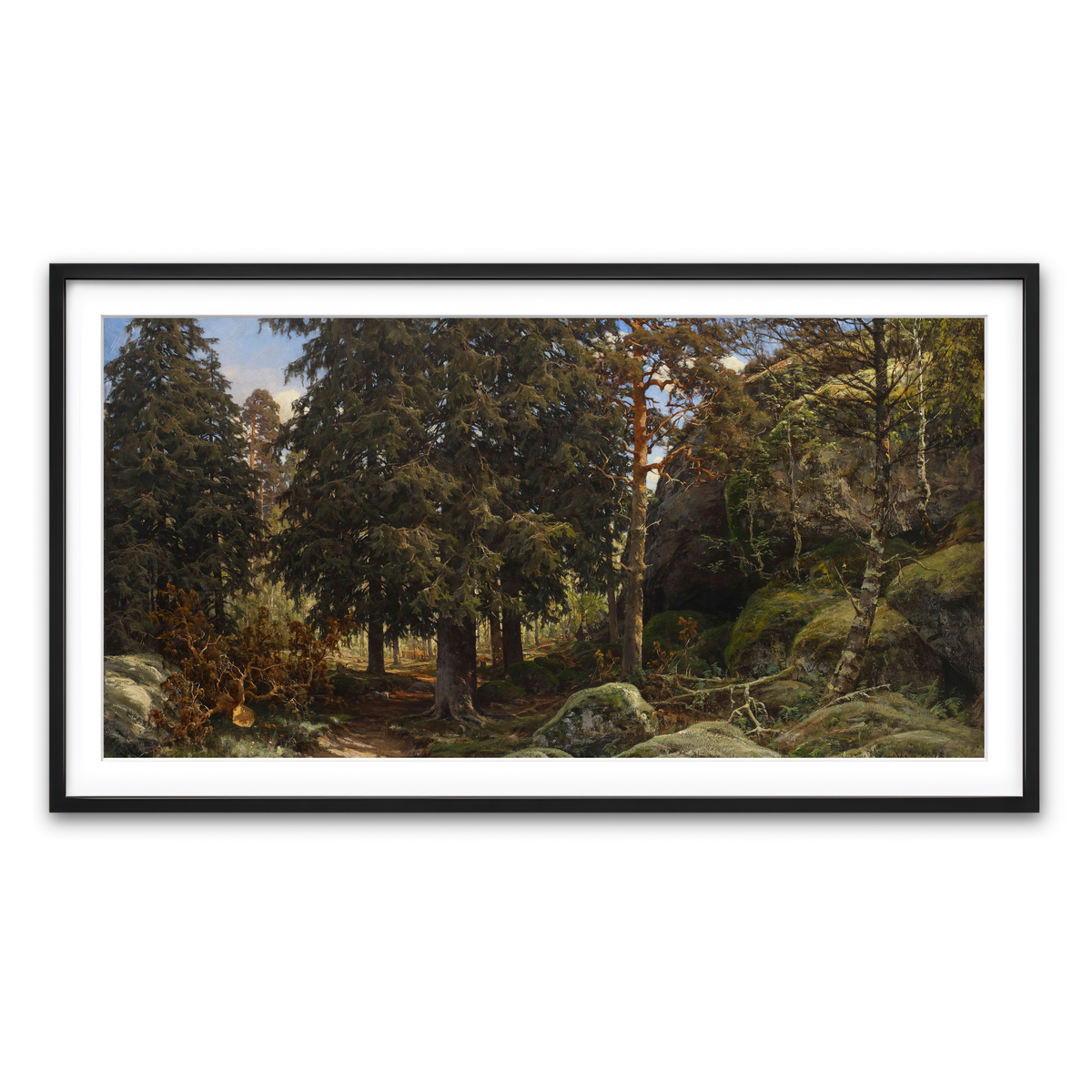 Framed Print 2x1 Black