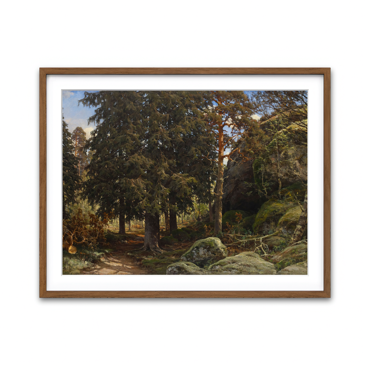 Framed Print 4x3 Walnut