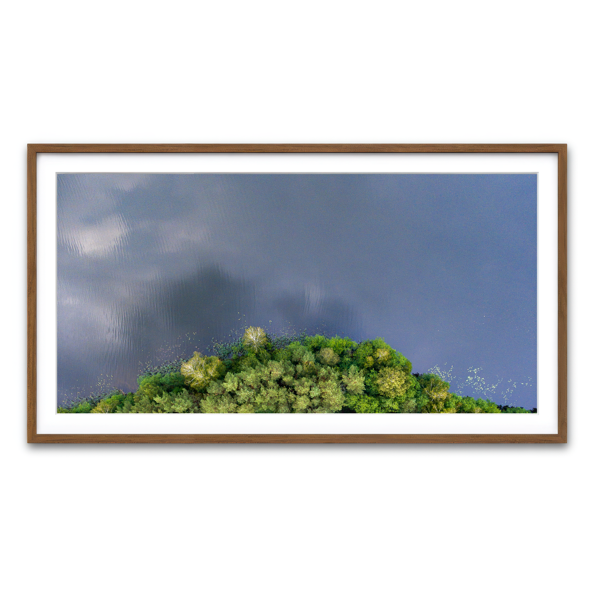 Framed Print 2x1 Walnut