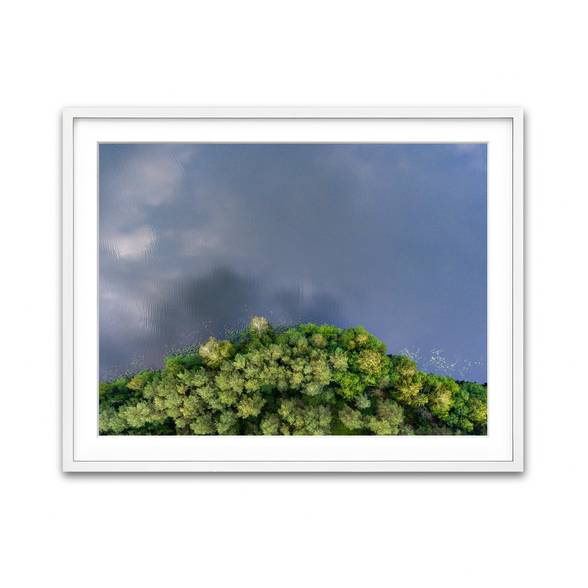 Framed Print 4x3 White