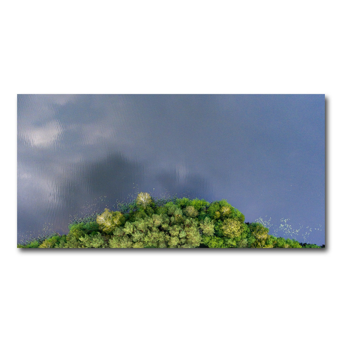 AUTO-MOCKUP WHITE | Forest Meets Water | 1 Piece | Gallery Wrap Canvas | group=2x1