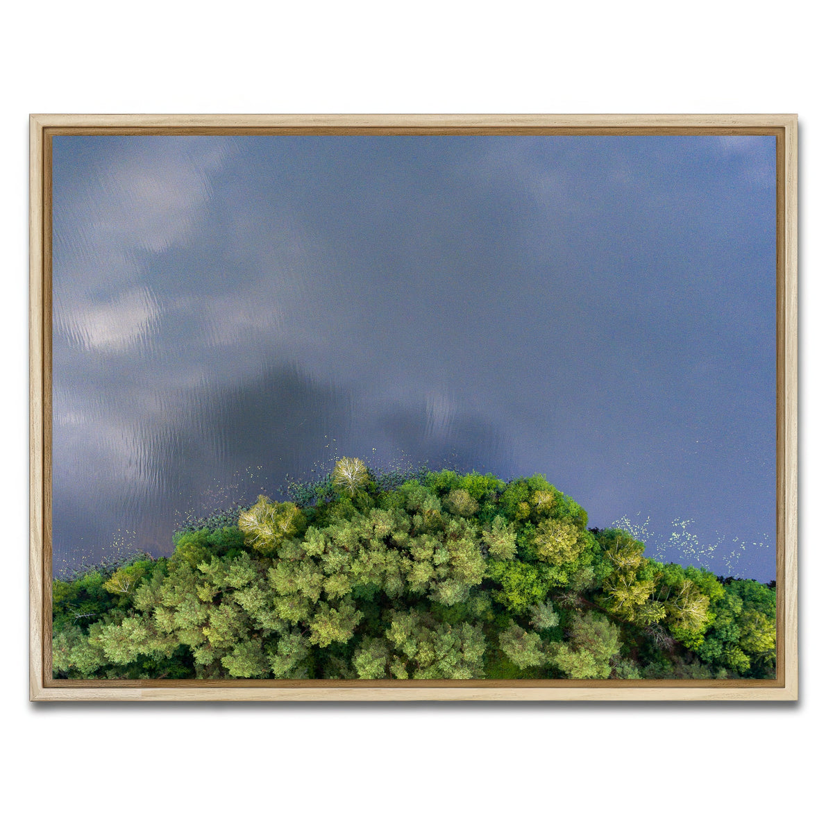 AUTO-MOCKUP WHITE | Forest Meets Water | 1 Piece | Natural Framed Canvas | group=4x3