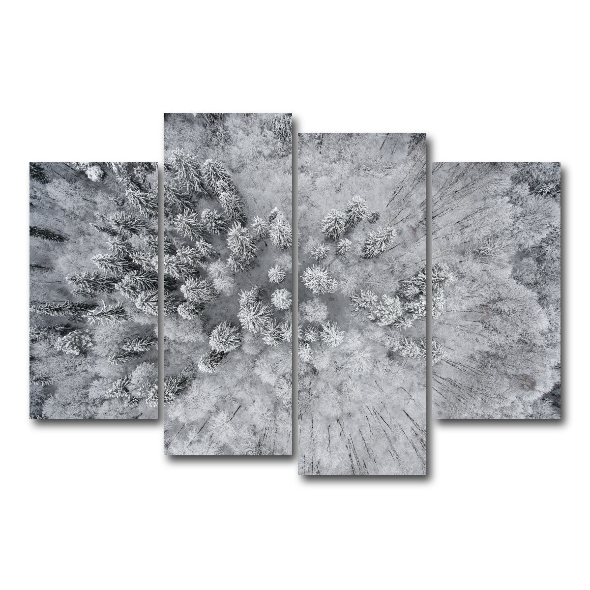 AUTO-MOCKUP WHITE | Forest Snow | 4 Piece | Gallery Wrap Canvas | group=4_short