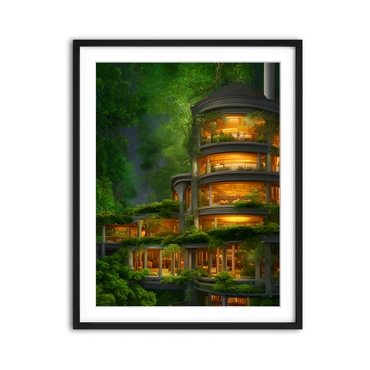 Framed Print 3x4 Black