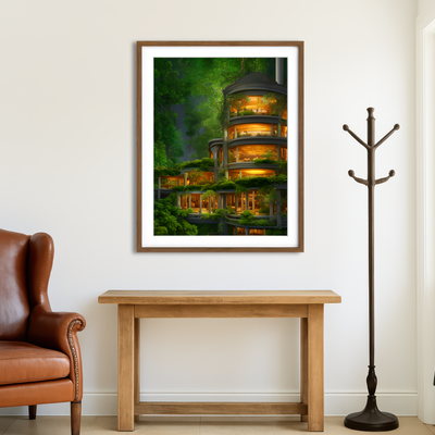 AUTO-MOCKUP ROOM | Forest Terrace Wall Art