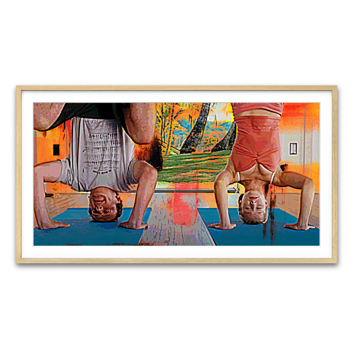 Framed Print 2x1 Natural