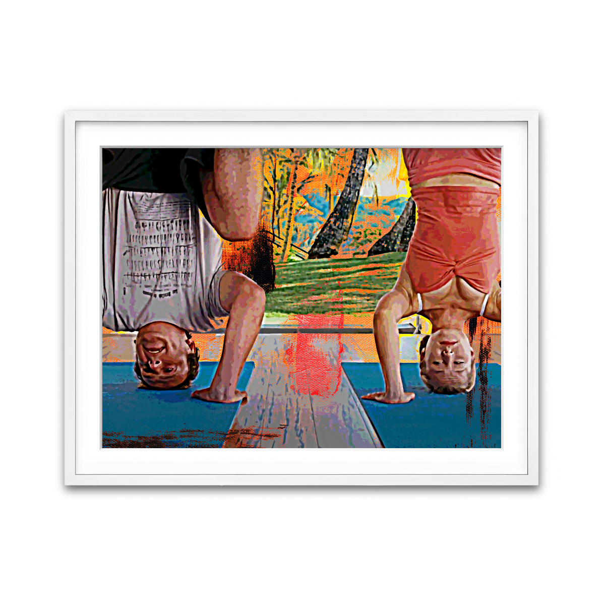 Framed Print 4x3 White