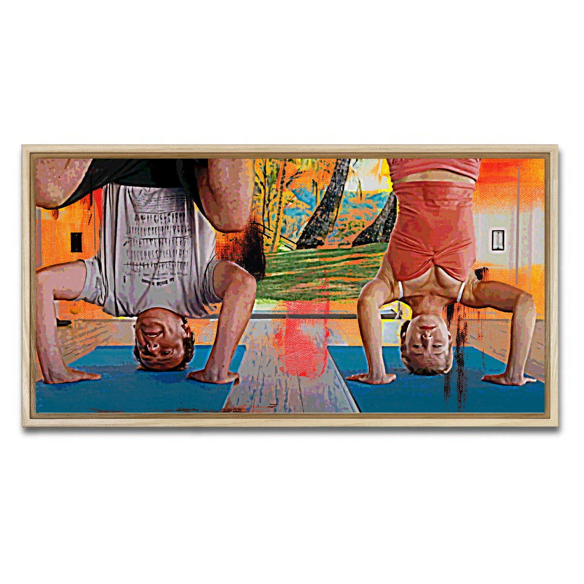 AUTO-MOCKUP WHITE | Forgetting Sarah Marshall | 1 Piece | Natural Framed Canvas | group=2x1