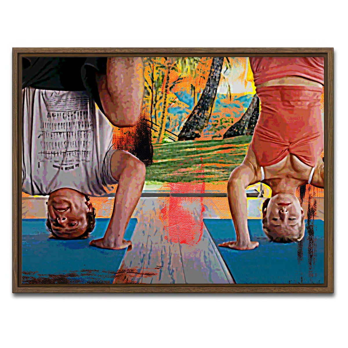 AUTO-MOCKUP WHITE | Forgetting Sarah Marshall | 1 Piece | Walnut Framed Canvas | group=4x3