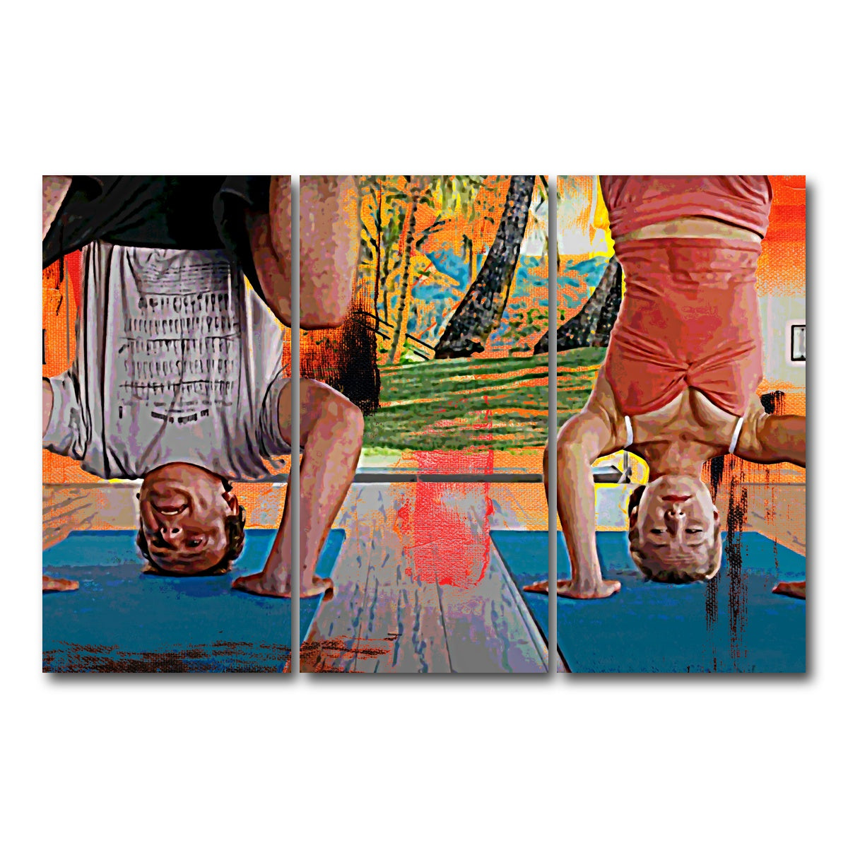 AUTO-MOCKUP WHITE | Forgetting Sarah Marshall | 3 Piece | Gallery Wrap Canvas | group=12x24