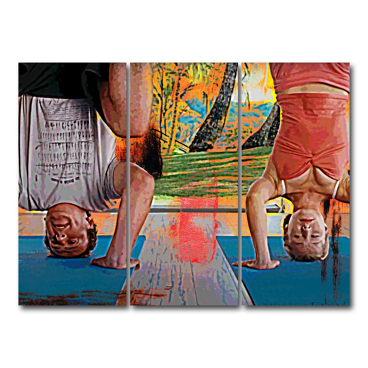 AUTO-MOCKUP WHITE | Forgetting Sarah Marshall | 3 Piece | Gallery Wrap Canvas | group=8x18