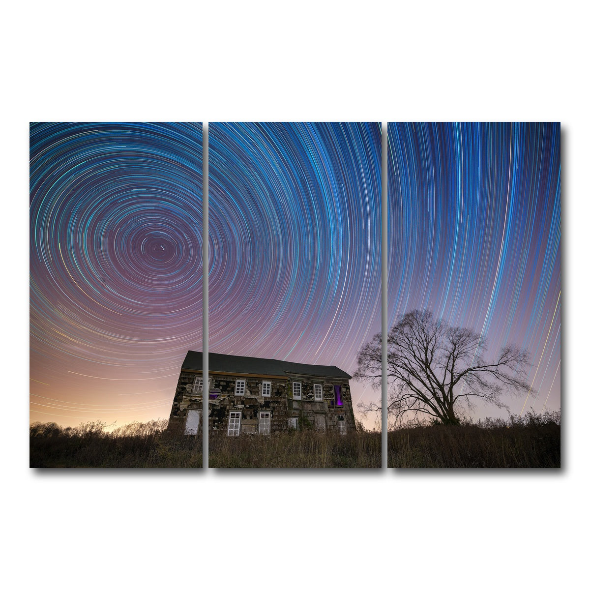 AUTO-MOCKUP WHITE | Forgotten Times | 3 Piece | Gallery Wrap Canvas | group=12x24