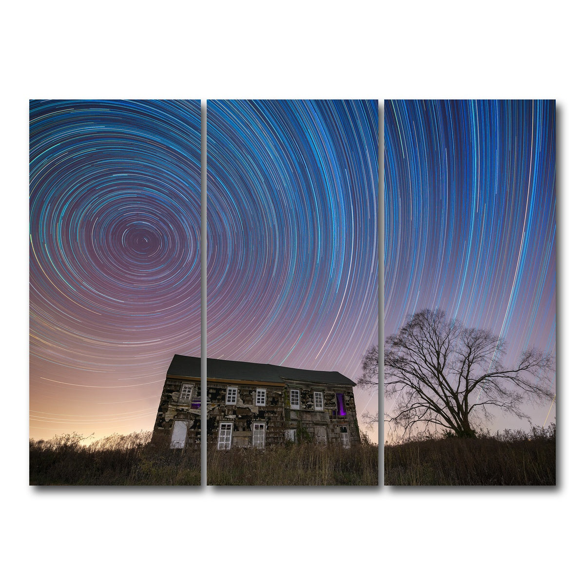 AUTO-MOCKUP WHITE | Forgotten Times | 3 Piece | Gallery Wrap Canvas | group=8x18