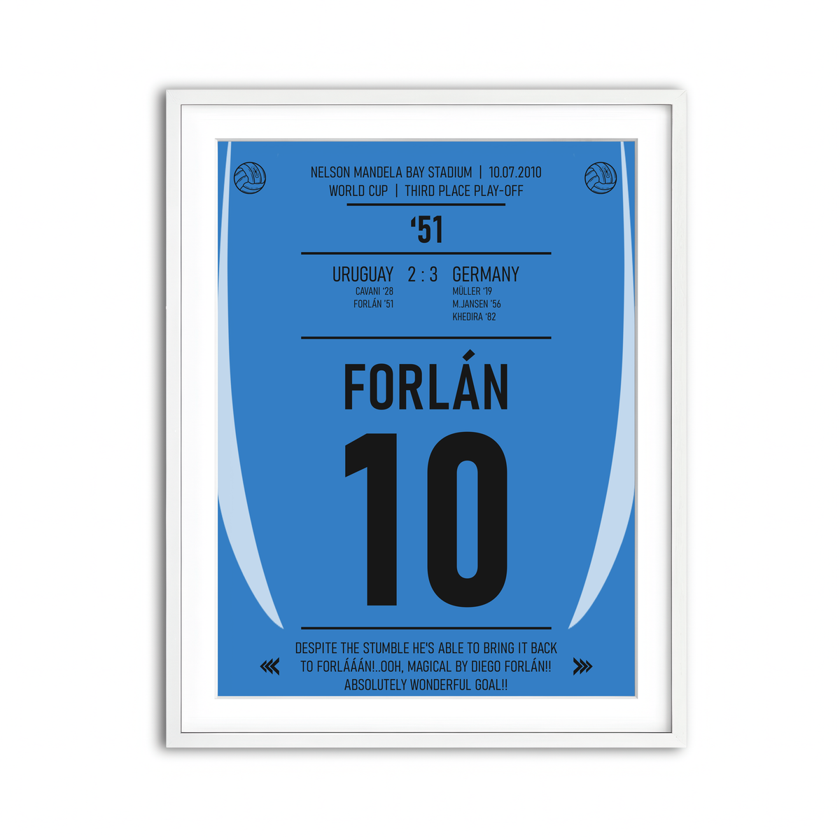 Framed Print 3x4 White