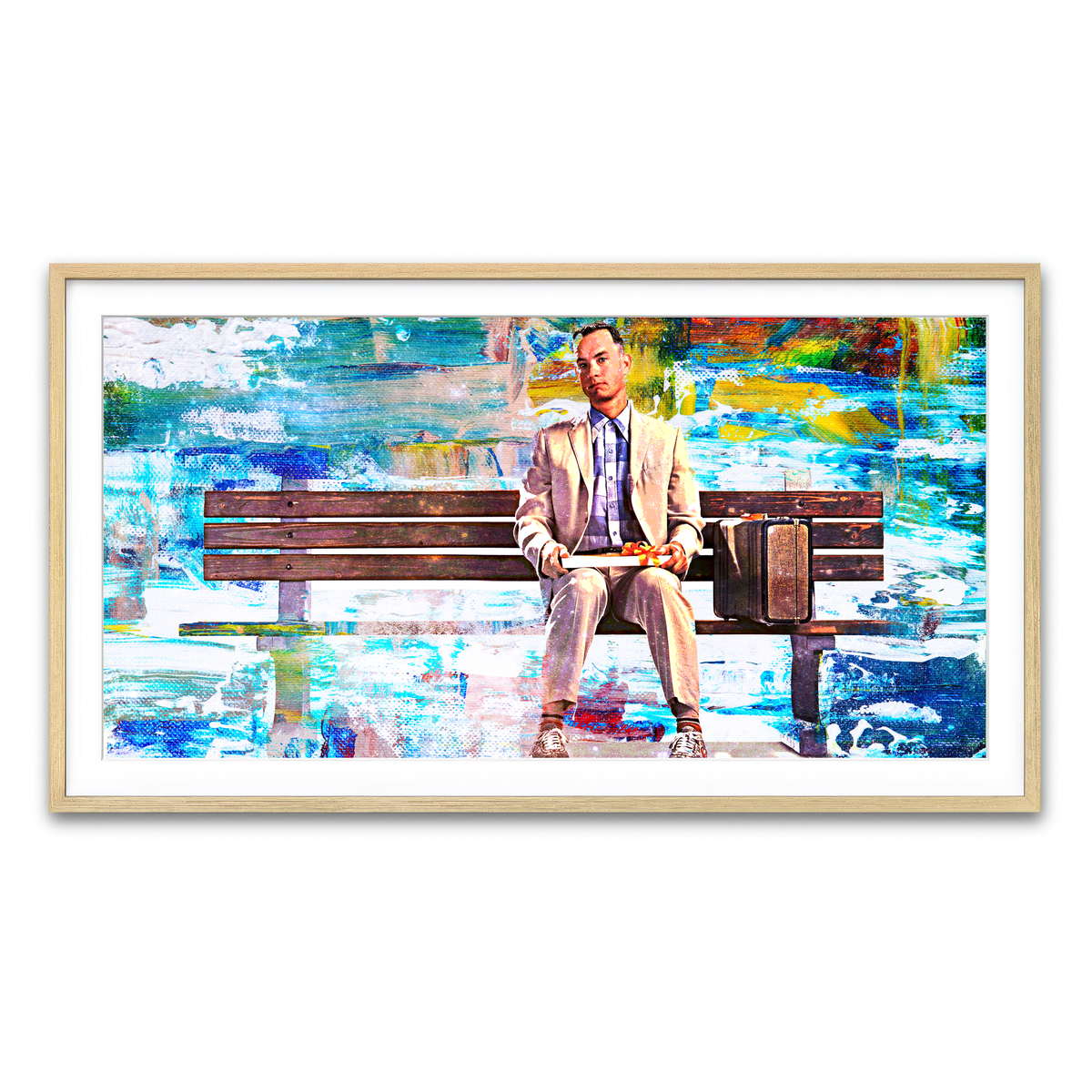 Framed Print 2x1 Natural