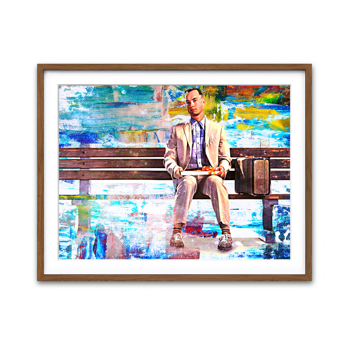 Framed Print 4x3 Walnut