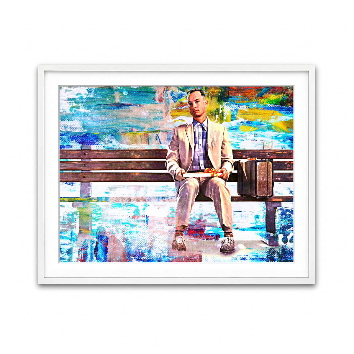 Framed Print 4x3 White
